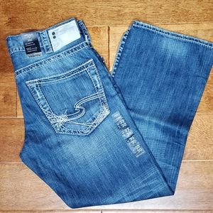 Zac Silver Jeans 33W x 30L